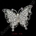 Брошь butterfly style Rhinestone Crystal